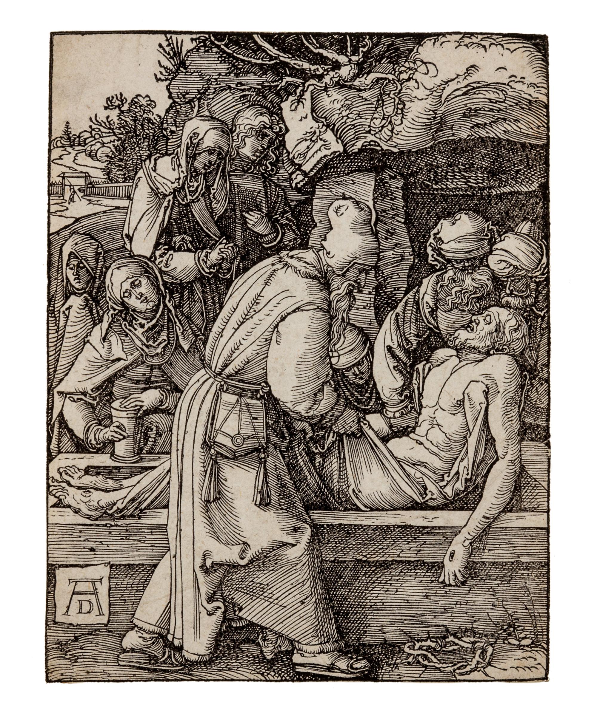 DÜRER, Albrecht (1471-1528). The Entombment , ca 1509-1511.