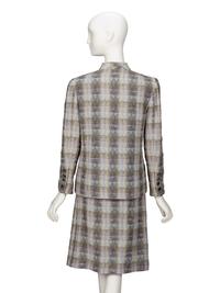 Chanel, Plaid Tweed Skirt Suit