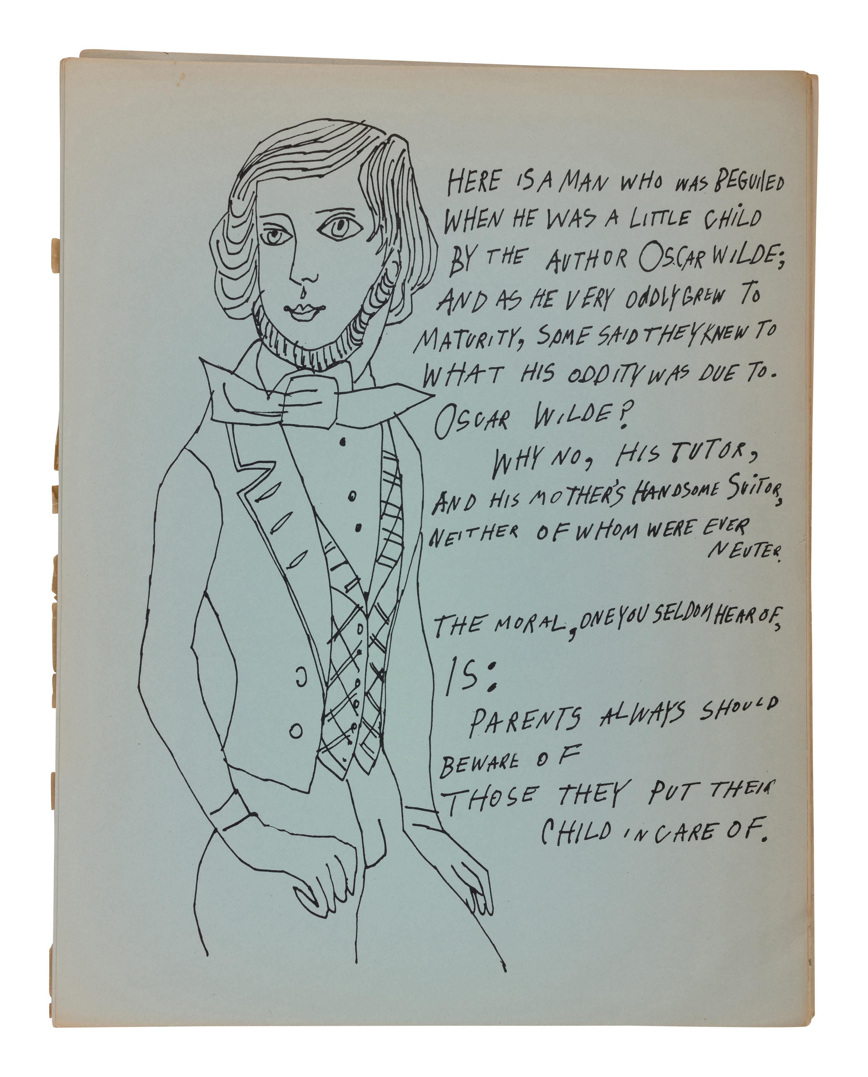 Love is a Pink Cake (complete set of 25 offset lithographs by Andy Warhol with poems by Ralph Thomas Ward), 1953