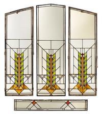 A Set of Four Windows for the First Methodist Episcopal Church of River Forest. Illinois, c.1912
