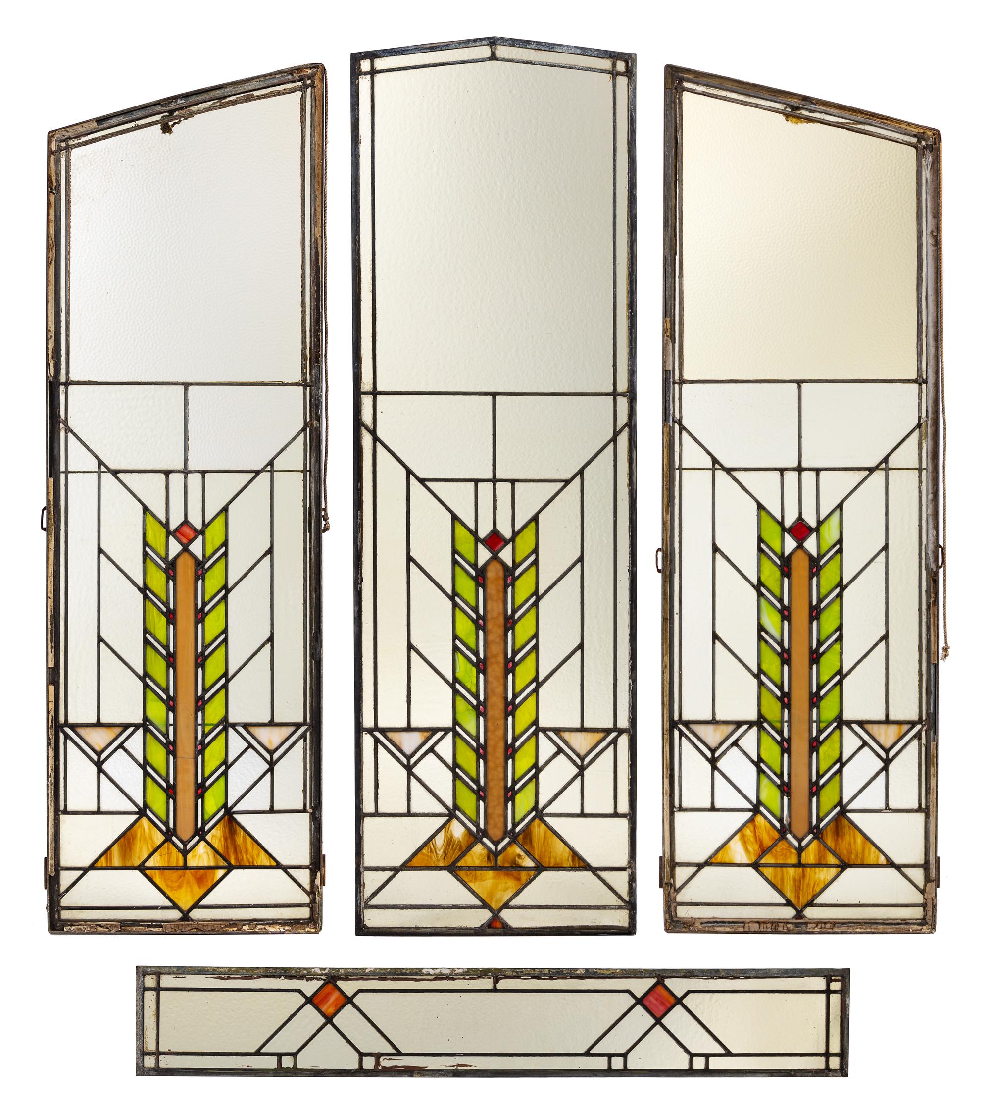 A Set of Four Windows for the First Methodist Episcopal Church of River Forest. Illinois, c.1912