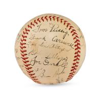 A 1946 Dallas Rebels Team Signed Autograph Baseball