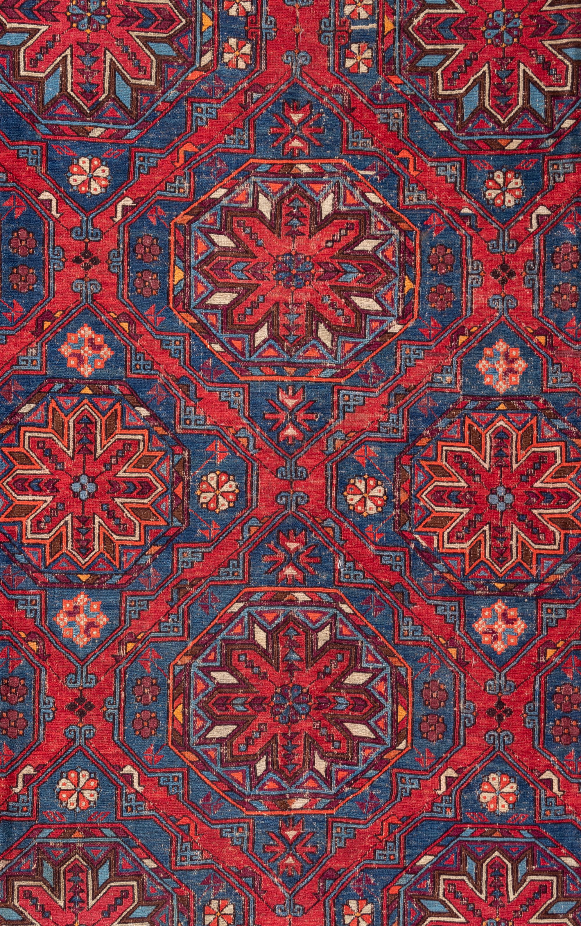 A Caucasian Soumak Wool Rug