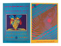 [MUSIC] -- [POSTERS]. MOSCOSO, Victor, artist. A group of 2 Family Dog posters promoting 1967 shows featuring the Doors, comprising: