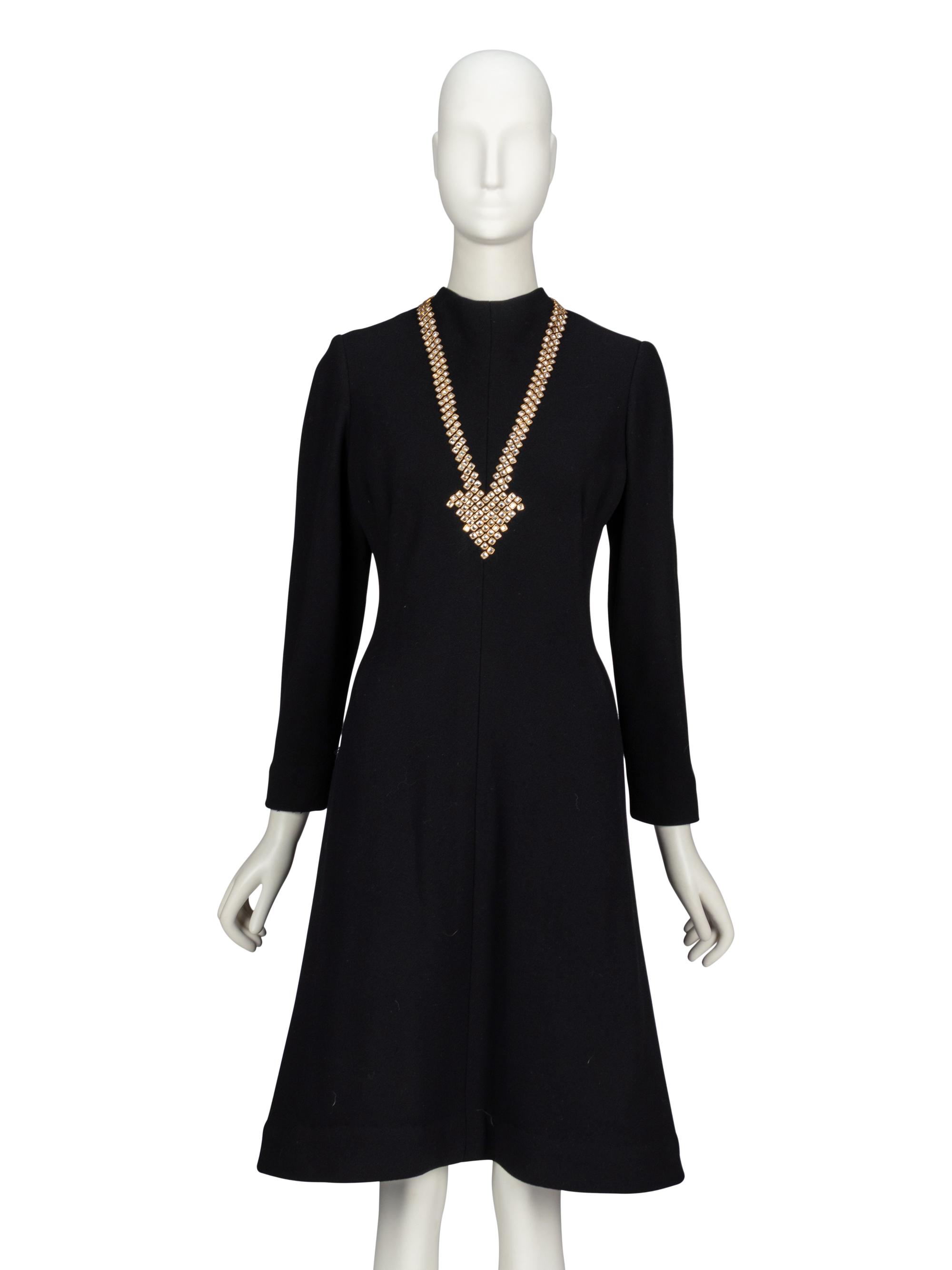 Pauline Trigère, Wool Coat & Dress Set