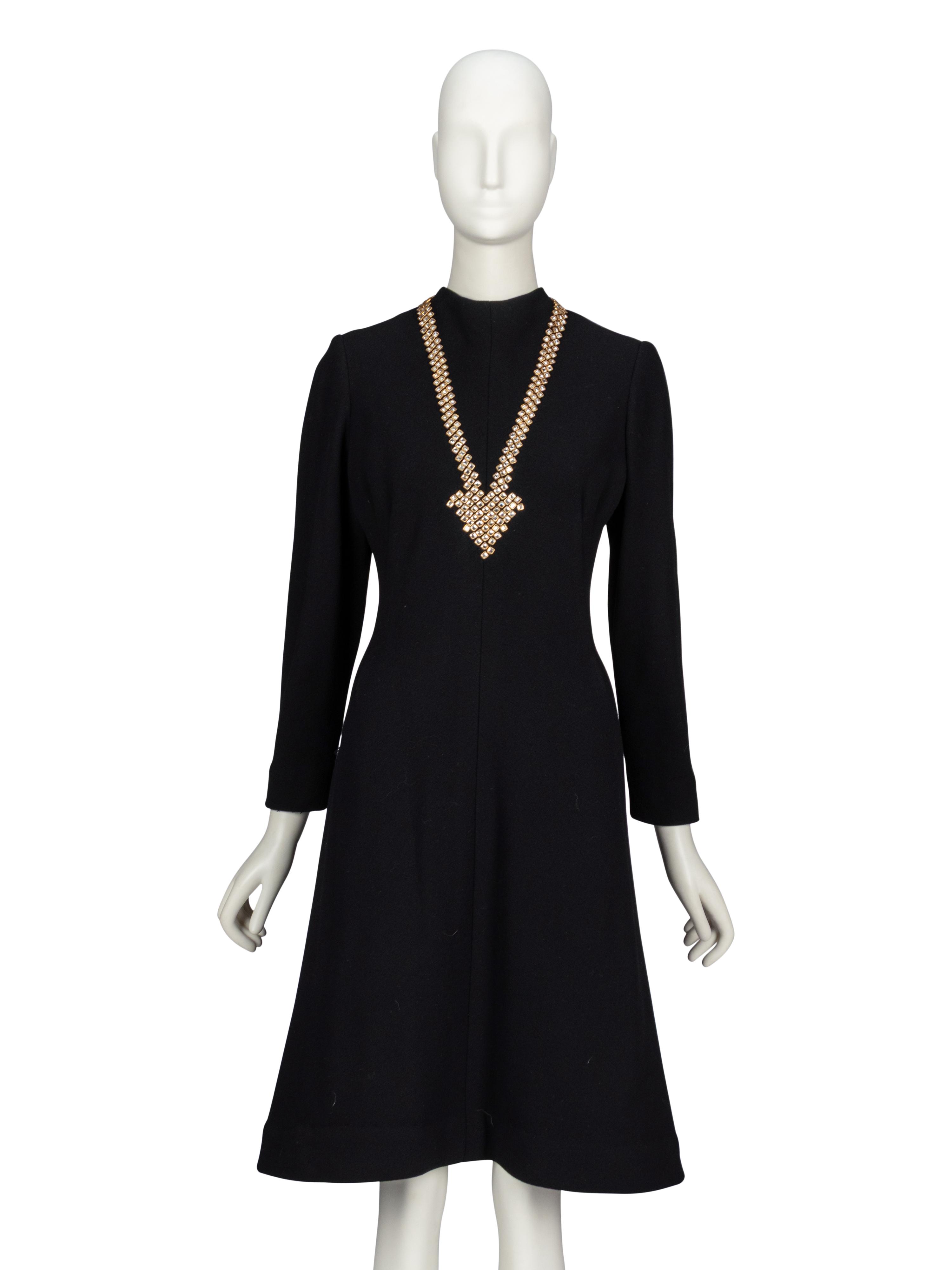 Pauline Trigère, Wool Coat & Dress Set