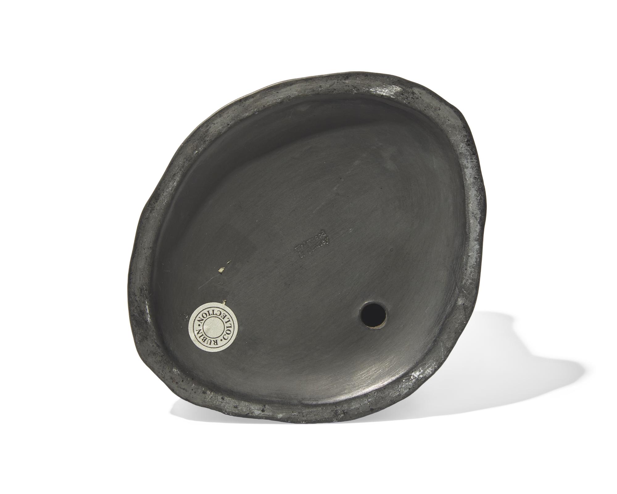 A Wedgwood and Bentley Black Basalt Inkstand