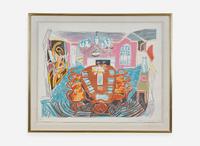 David Hockney (British, b. 1937), Tyler Dining Room (from Moving Focus)