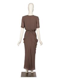 Christian Dior Haute Couture Brown Skirt Ensemble, 2000s