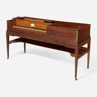 A George III inlaid mahogany pianoforte Longman & Broderip Musical Instrument Makers (active 1776-1798), London, circa 1790