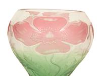 A Wheel Carved Cameo Glass Vase