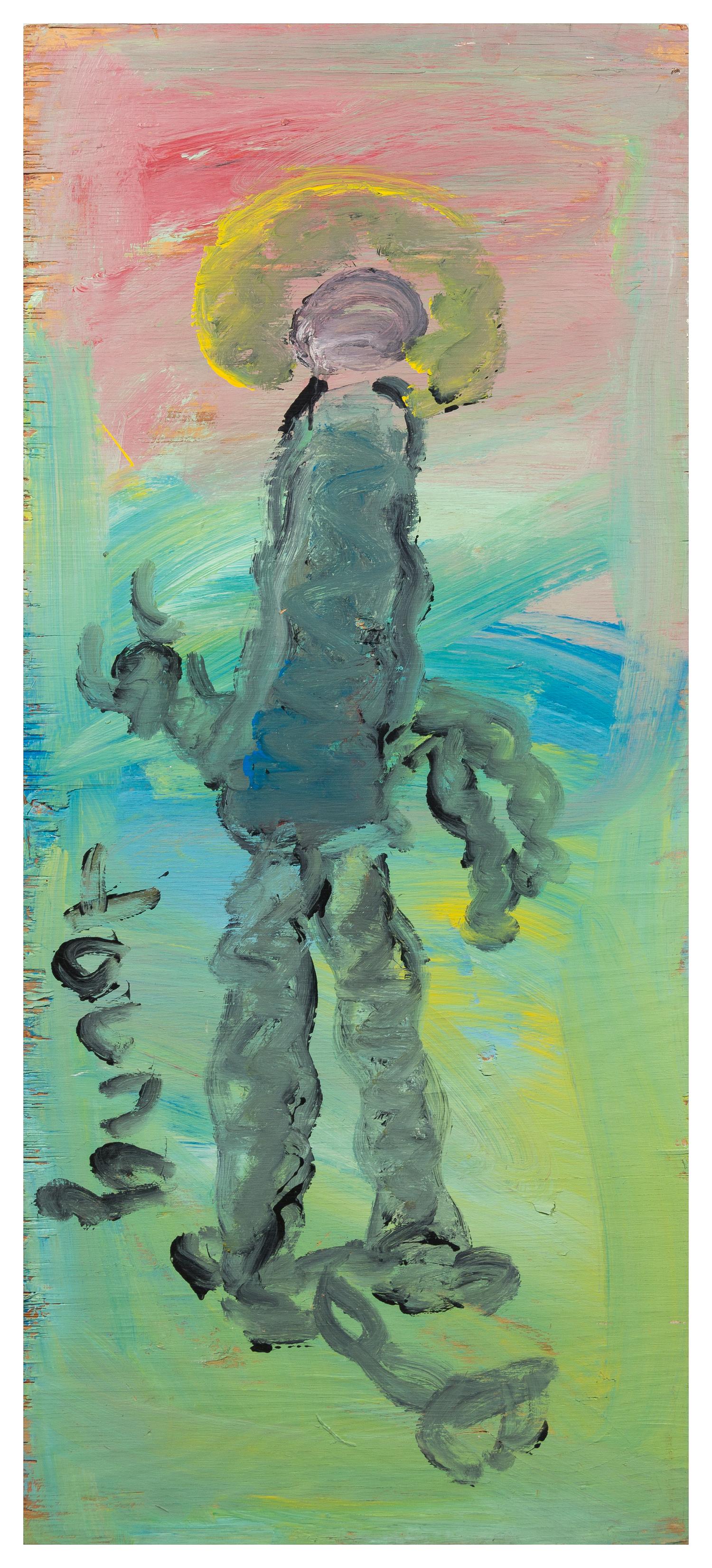 Purvis Young, (American, 1943-2010), Untitled (Figure with Halo)