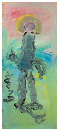 Purvis Young, (American, 1943-2010), Untitled (Figure with Halo)