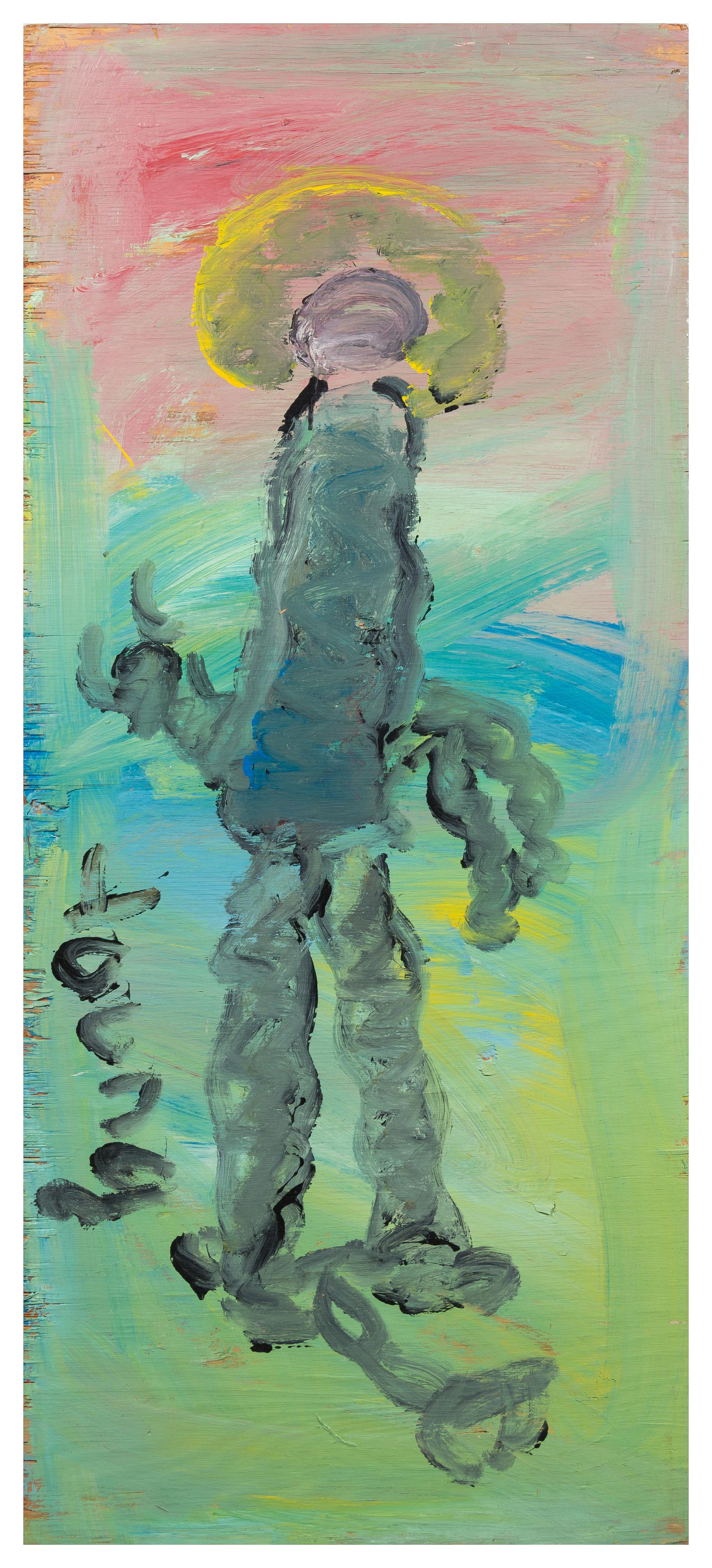 Purvis Young, (American, 1943-2010), Untitled (Figure with Halo)