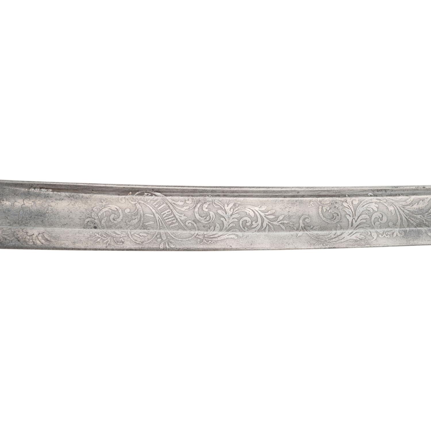 Imported 1840 Type Heavy Cavalry Officers Saber Presented to Lt. James Bradley - 131st NY Volunteers
