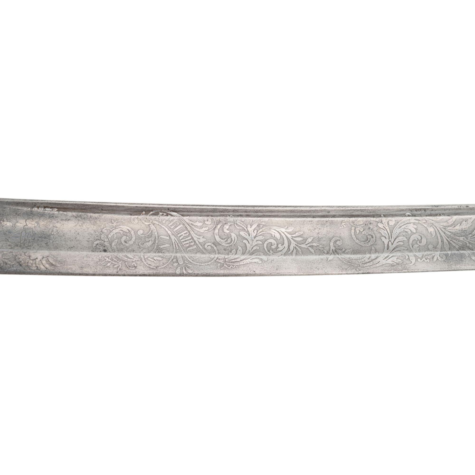 Imported 1840 Type Heavy Cavalry Officers Saber Presented to Lt. James Bradley - 131st NY Volunteers