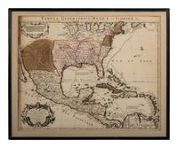 DELISLE, Guillaume (1675-1726). Tabula Geographica Mexicae et Floridae&c. Amsterdam: Covens & Mortier, 1722.