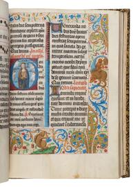 WORKSHOP OF THE MASTER OF THE MISSAL OF TRAVAILLOT (active c. 1480–1500) Missal, in Latin, illuminated manuscript on parchment [France, Chaumont and Langres, c. 1482–1497]