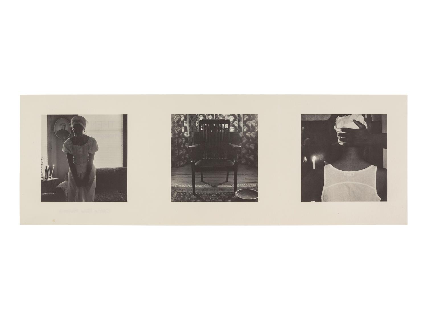 [AFRICAN AMERICANA - FINE ART]. WEEMS, Carrie Mae (b. 1953). Then What? Photographs and Folklore . [New York: CEPA Gallery, 1990].