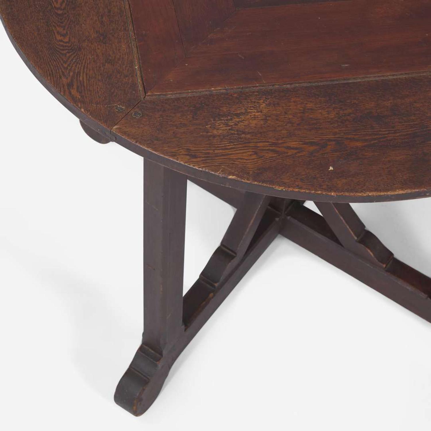 American School Gothic Style Center Table and Side Chair, USA, circa 1900