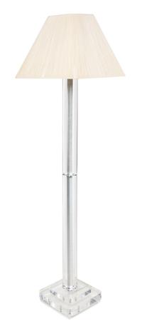 A Lucite Floor Lamp