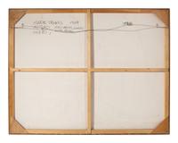 (Untitled) Mixed Media on Canvas with Metal, 1988