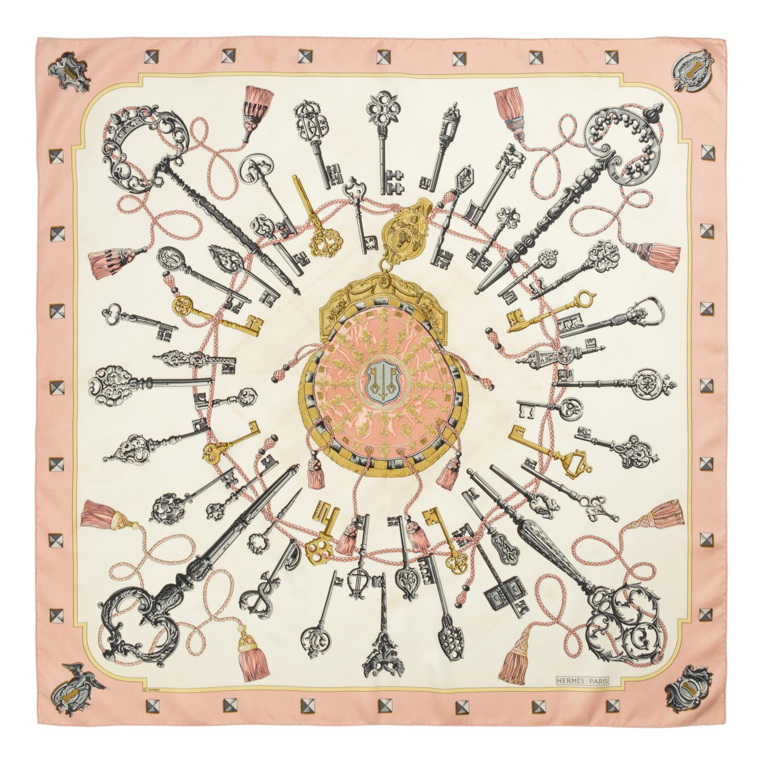Three Hermès 90cm Scarves, 1960-70