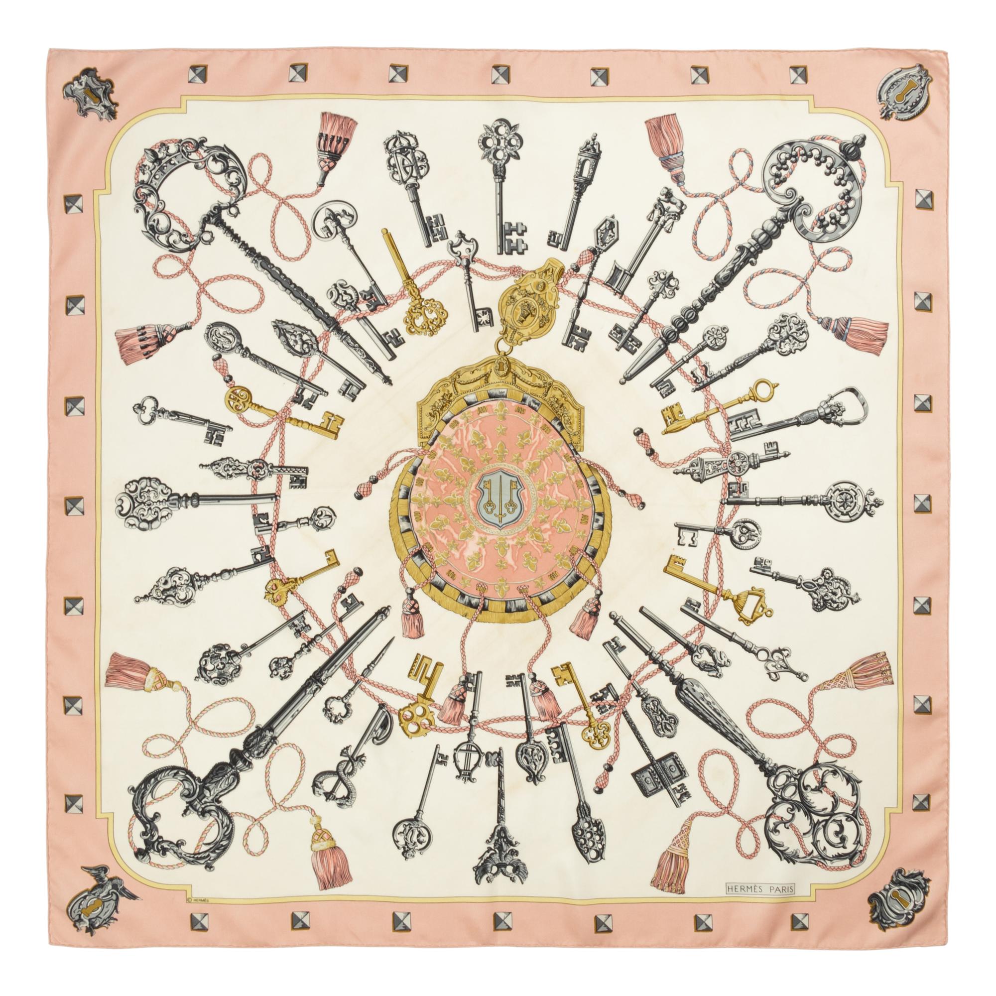 Three Hermès 90cm Scarves, 1960-70