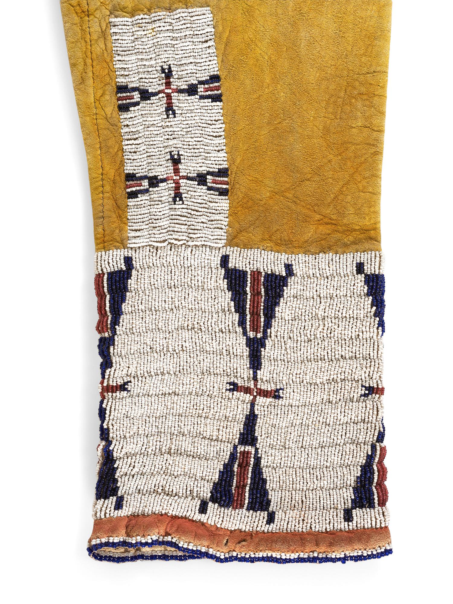 Cheyenne Beaded Hide Leggings
