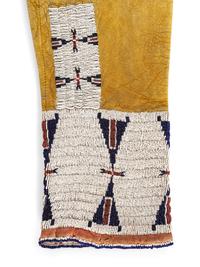 Cheyenne Beaded Hide Leggings