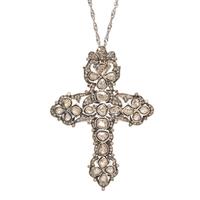 DIAMOND CROSS PENDANT/NECKLACE