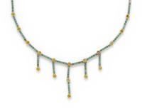 EMERALD AND YELLOW SAPPHIRE NECKLACE