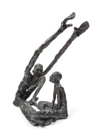 Christian Brieu, (Canadian, b. 1948), Man and Boy Seated