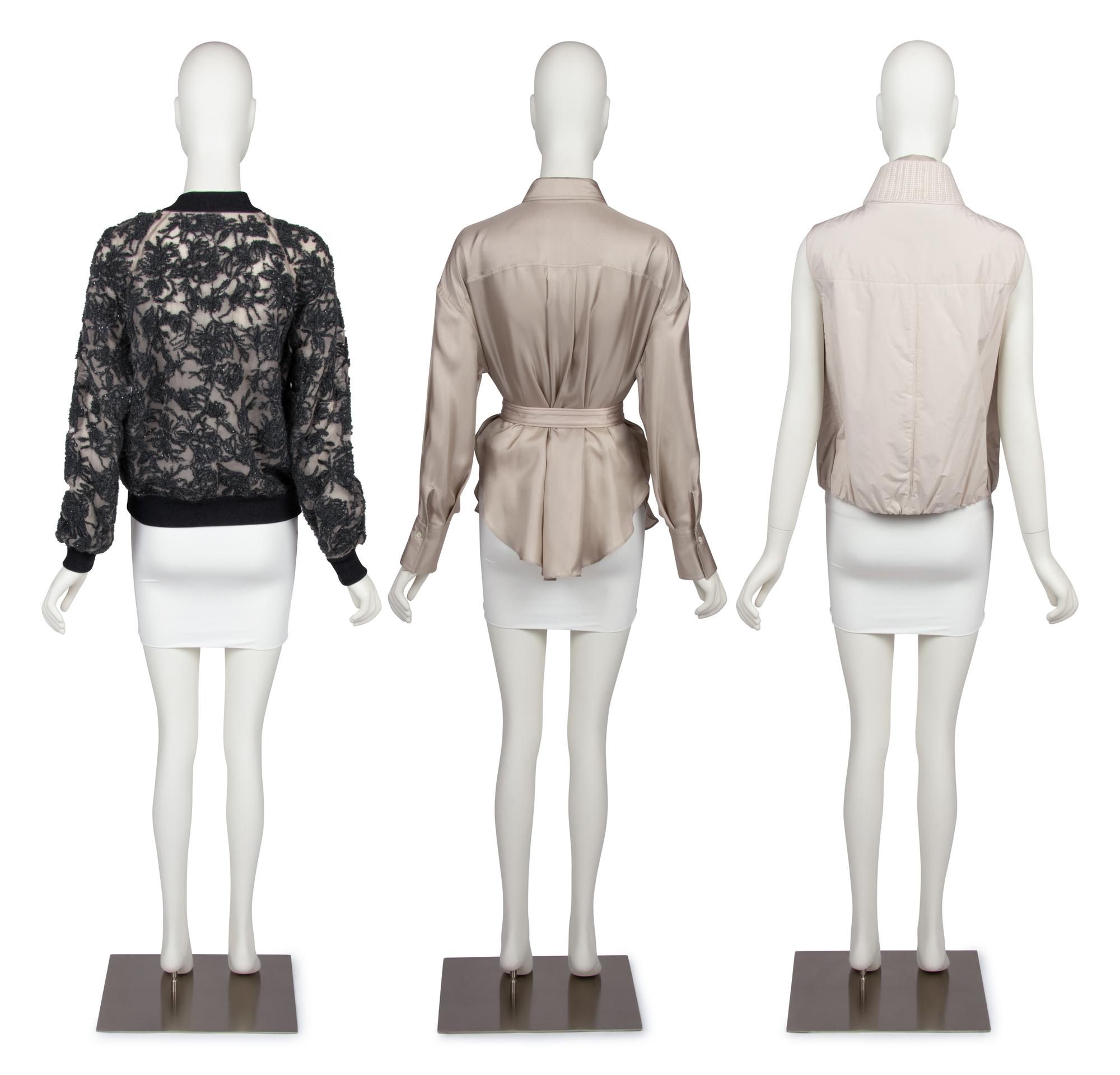 Three Brunello Cucinelli Pieces, Jacket, Vest, Blouse, c. 2018