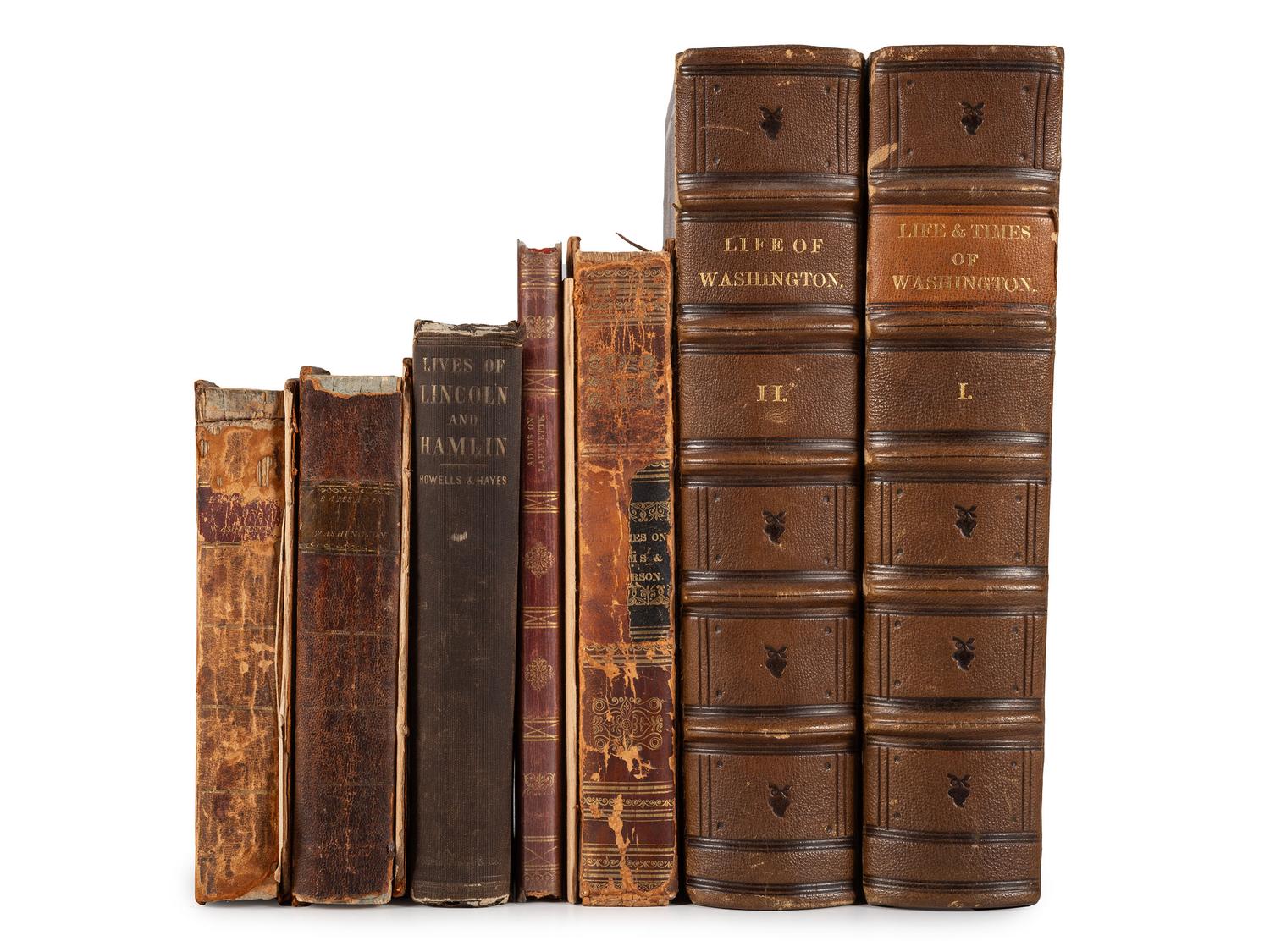 American Biography & History [AMERICAN PRESIDENTS]. A group of 7 titles, comprising: