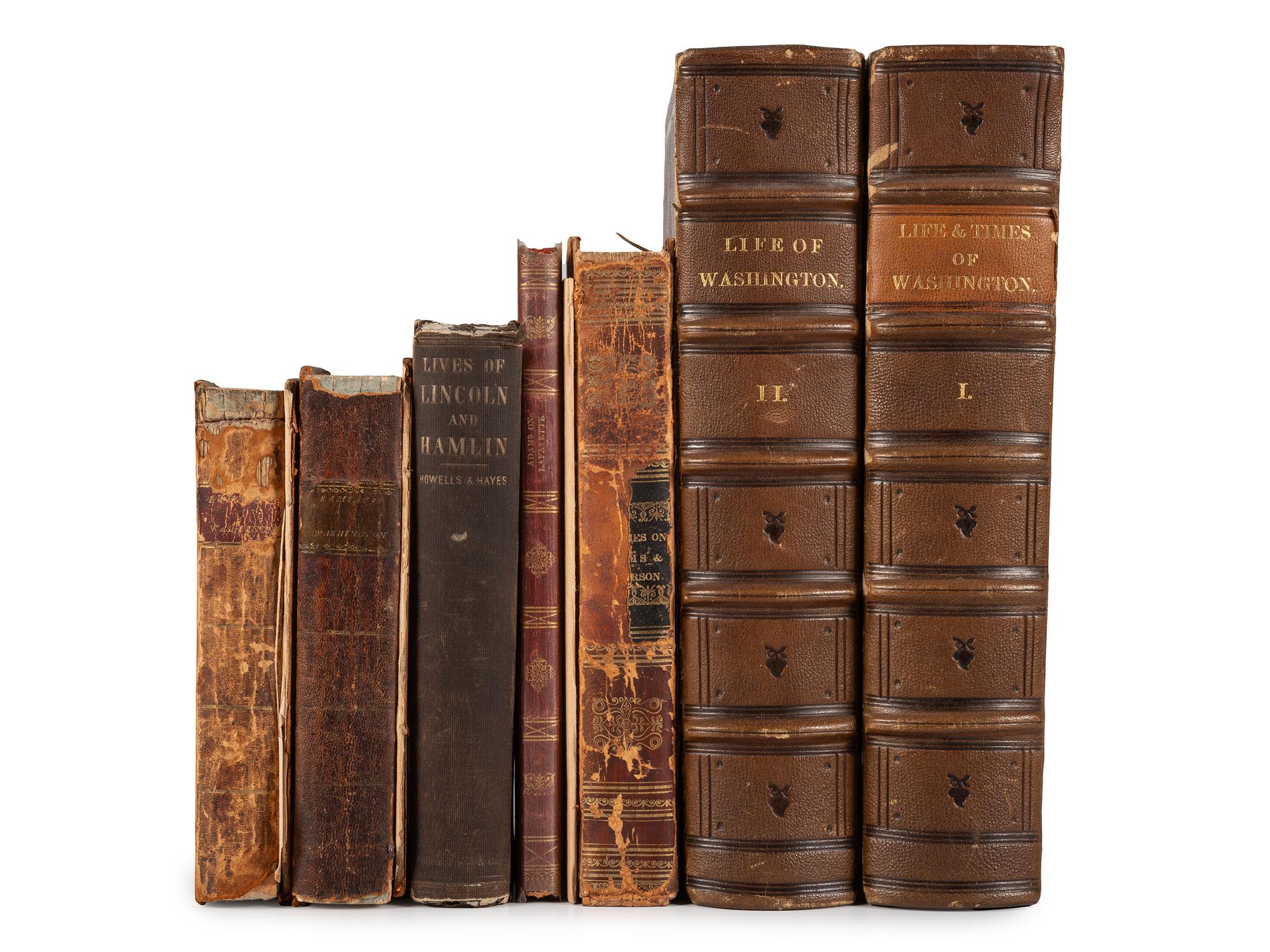 American Biography & History [AMERICAN PRESIDENTS]. A group of 7 titles, comprising: