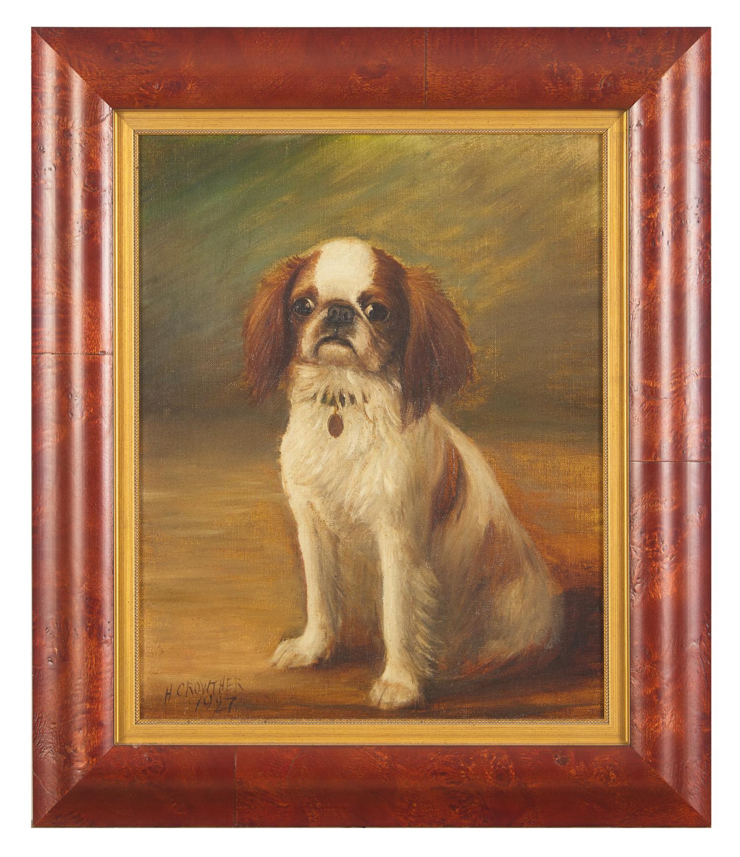 Seated English Toy Spaniel, 1927