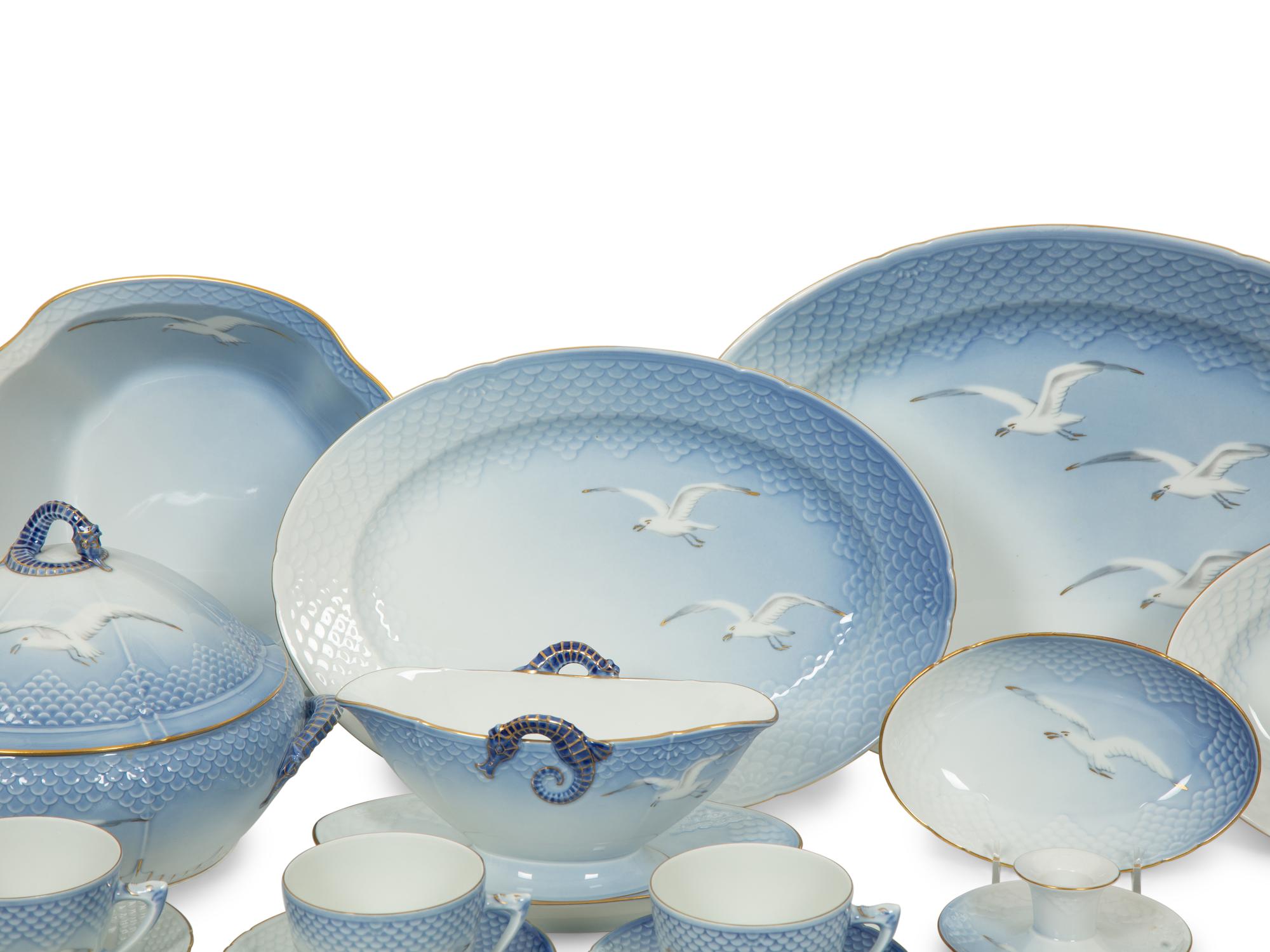 A Bing & Grondahl Seagull Porcelain Dinner Service