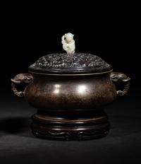 A Chinese Bronze Incense Burner