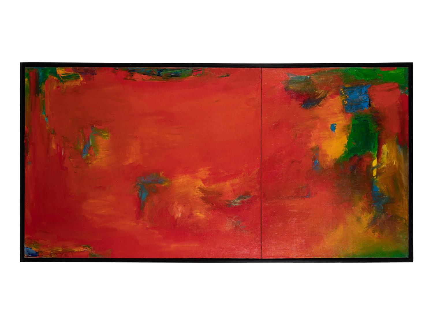 Chinese Vermillion (Diptych)
