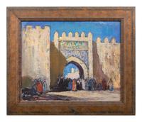 Courtyard Gathering (Moroccan Arch)