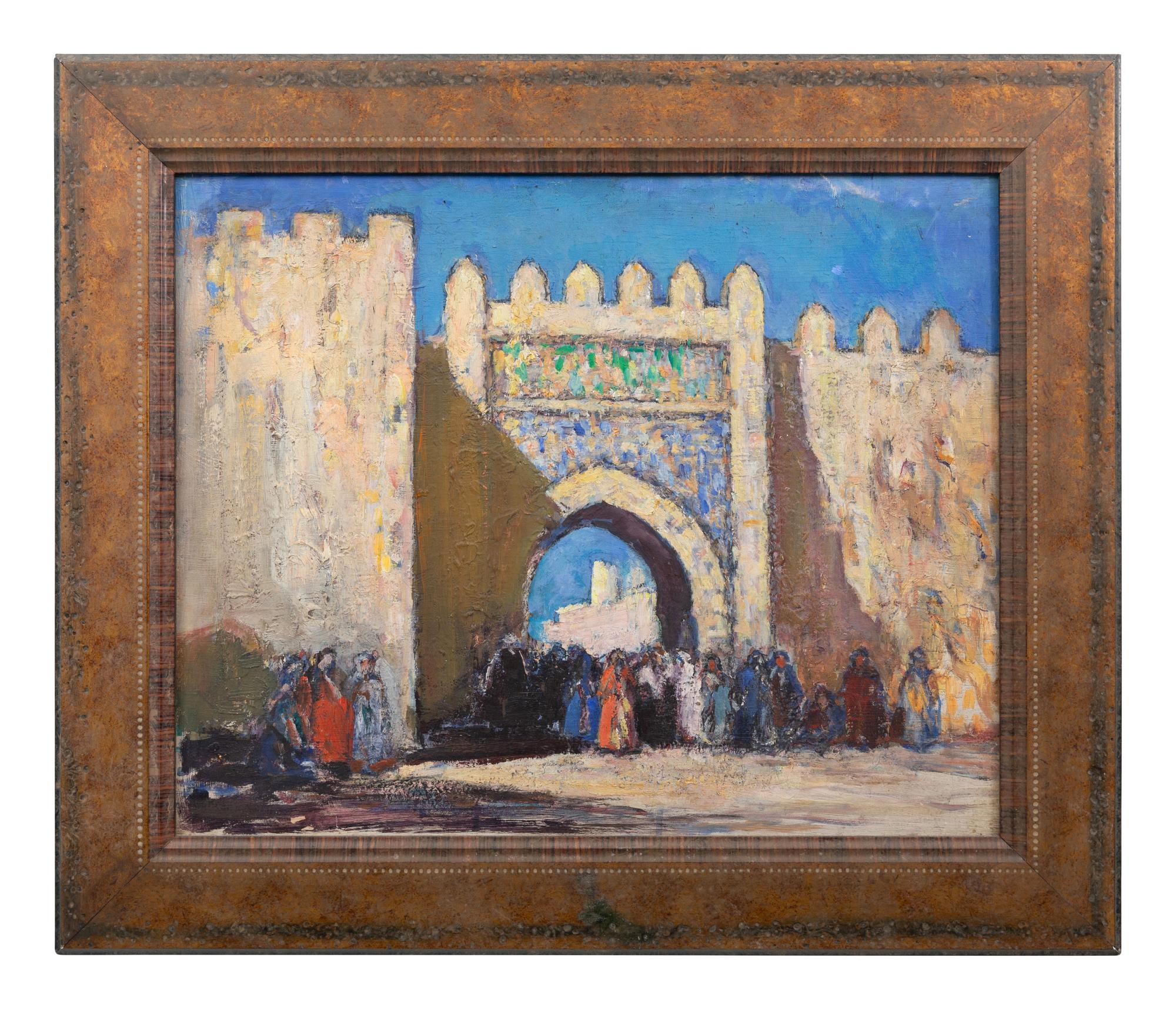 Courtyard Gathering (Moroccan Arch)