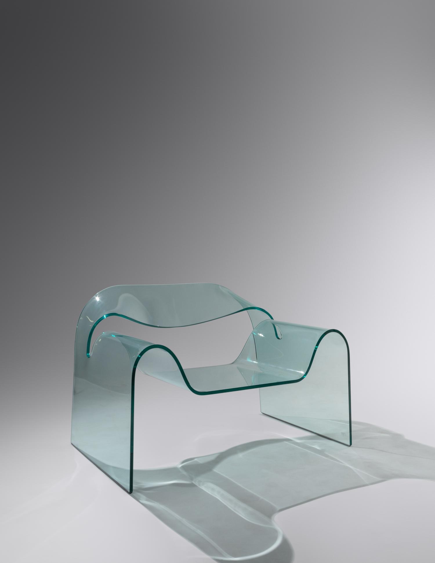 Ghost Lounge Chair, c. 1987 Fiam, Italy