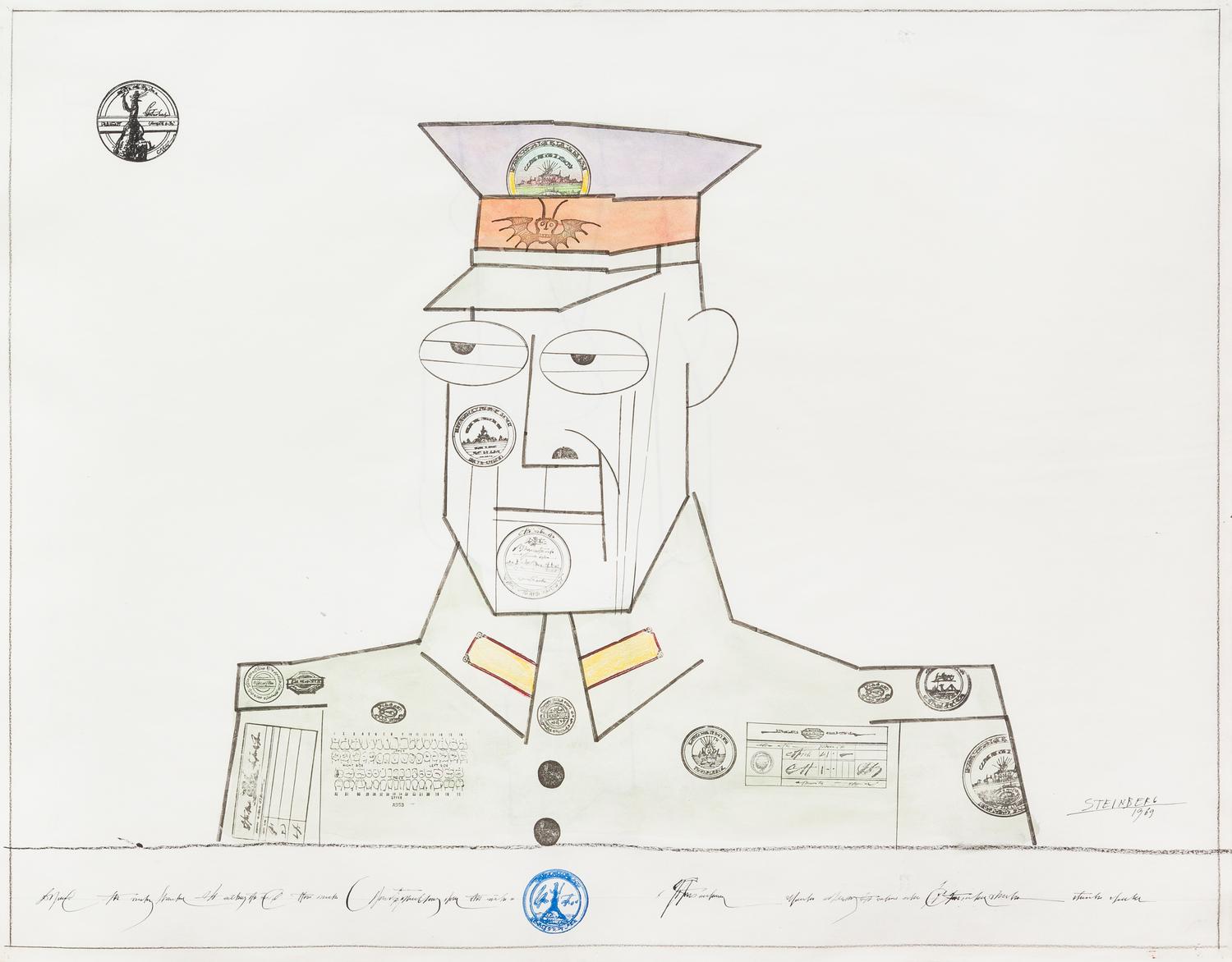 Saul Steinberg, (American, 1914-1999), General C, 1969