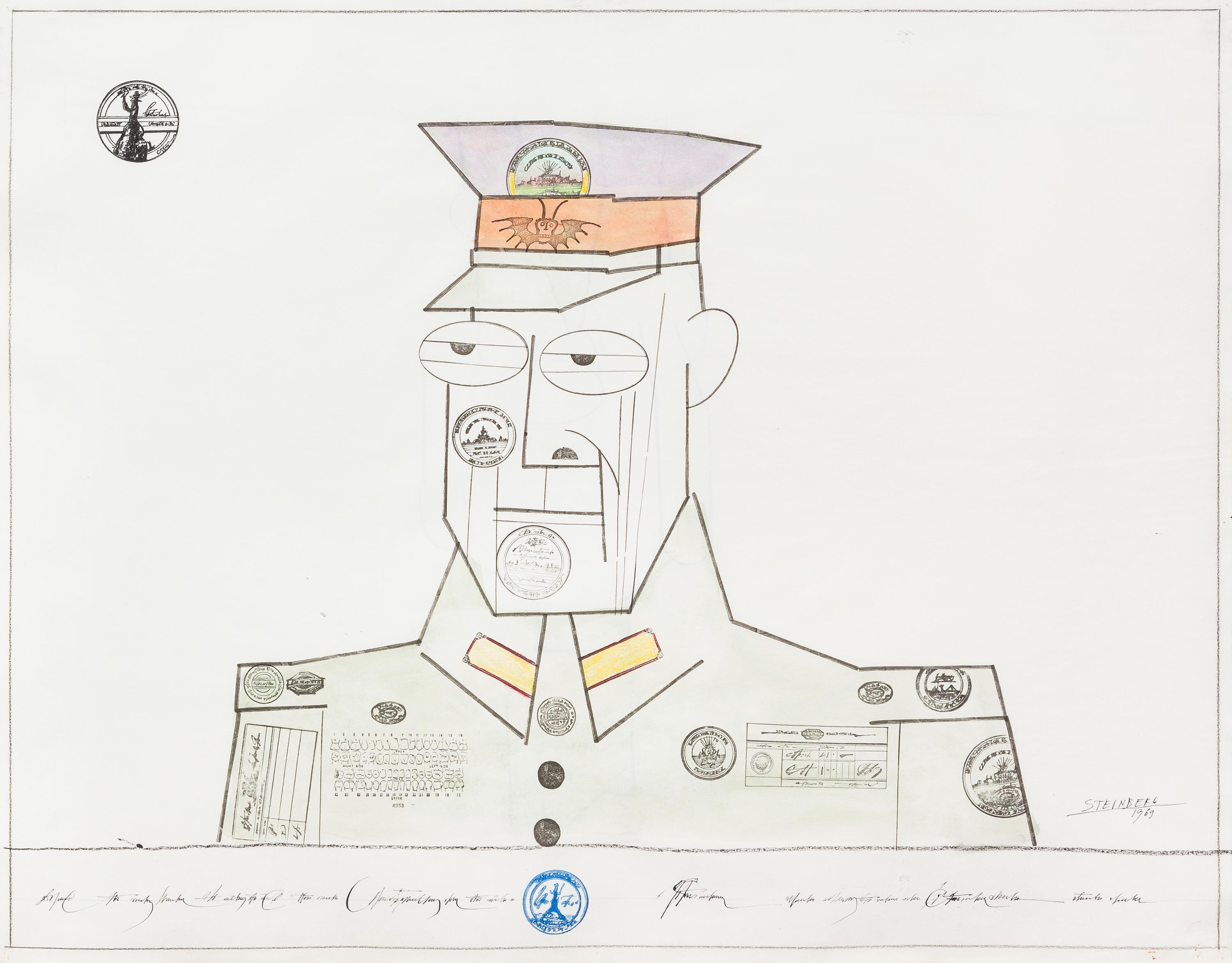Saul Steinberg, (American, 1914-1999), General C, 1969