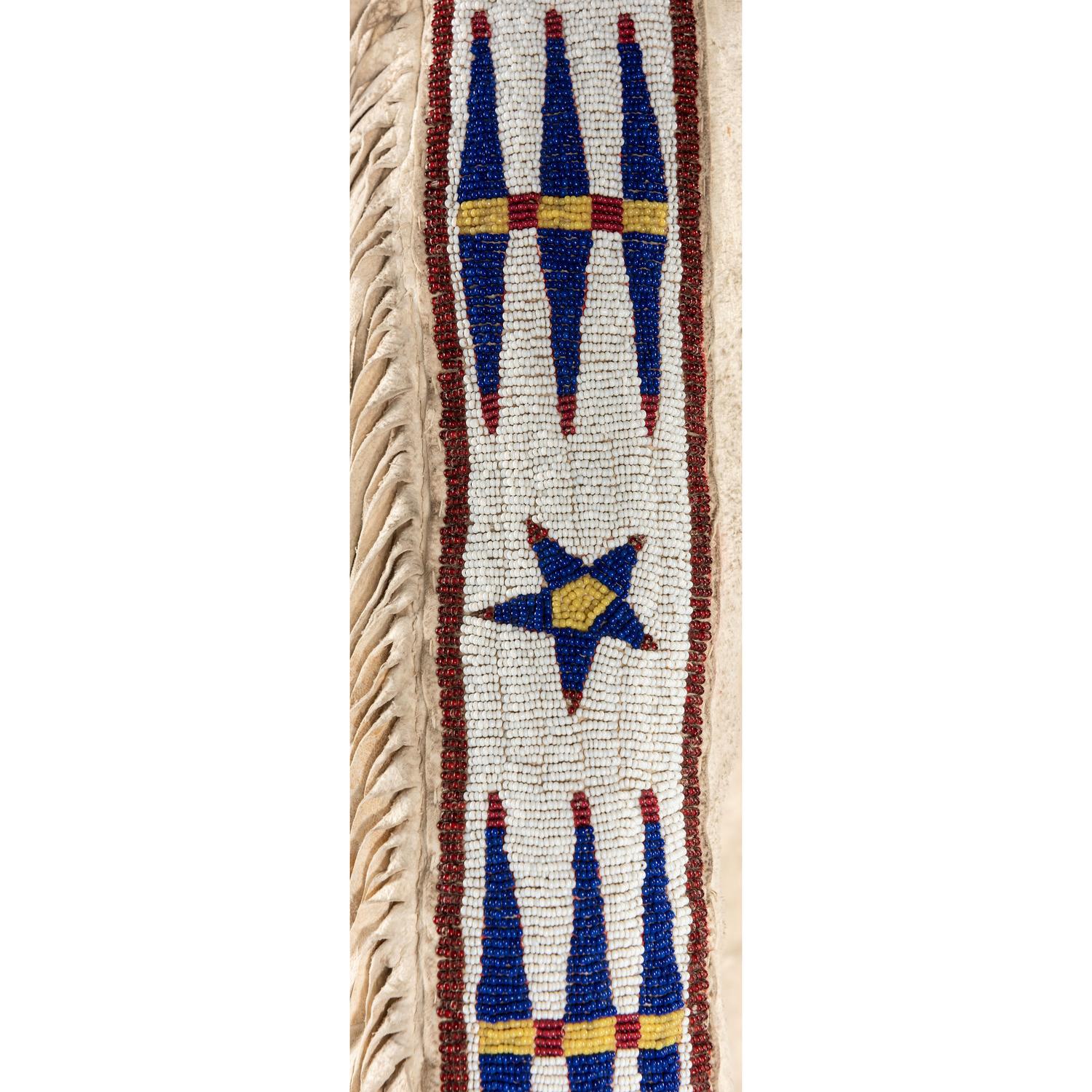 Sioux Boy's Beaded Hide War Shirt