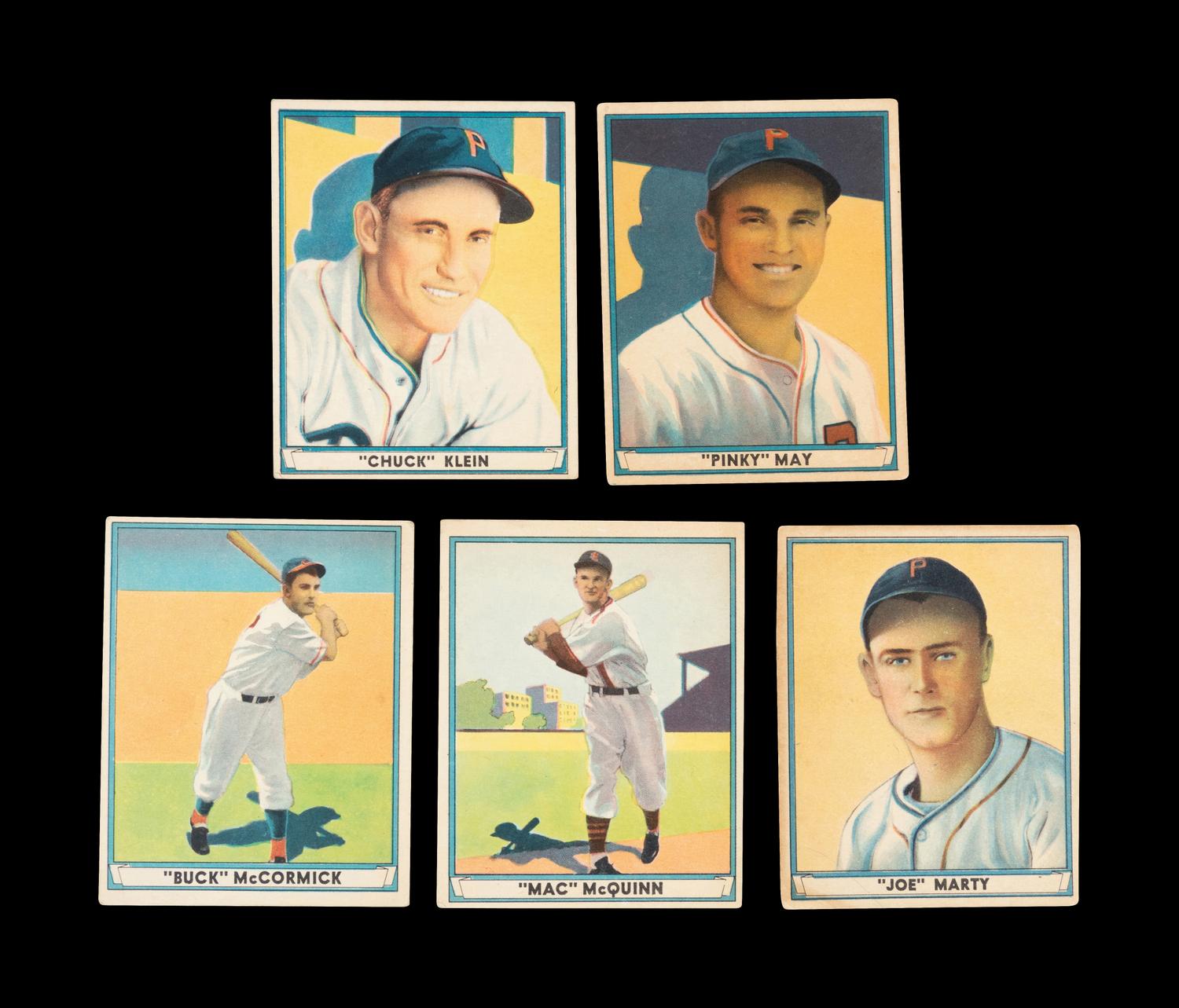 A Group of 16 1941 Play Ball Baseball Cards,