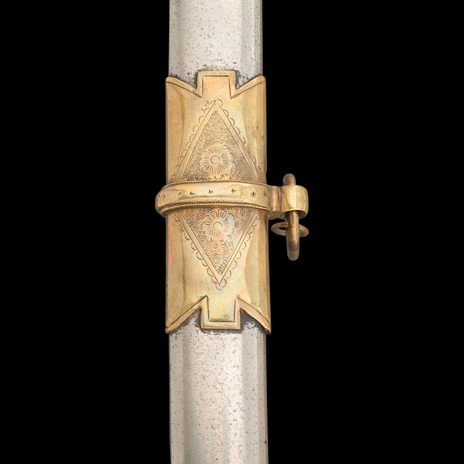 Presentation Imported 1850 Staff & Field Officers Sword of Lt. Hannibal Johnson, Captured at Gettysburg & The Wilderness - Escaped From Prison