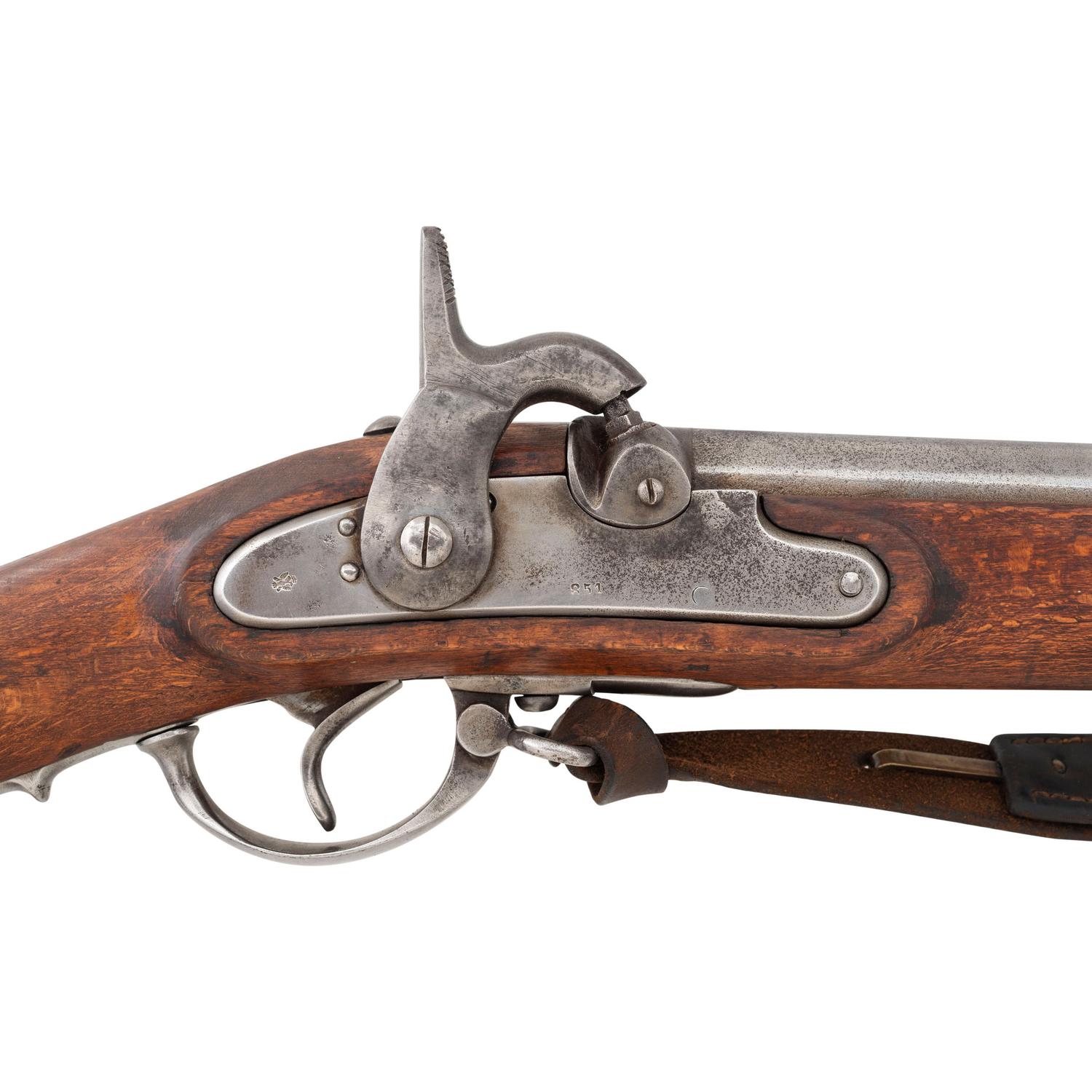 Austrian Model 1842 Musket Altered by Leman of Philadelphia