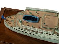 A Scale Model of the RMS Caronia Cunard Ocean Liner